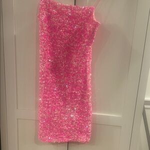Thirty Thirty Sparkling Pink Party Dress